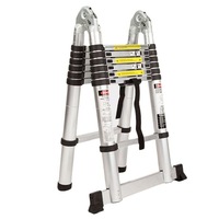 Bullet Multi-Purpose Ladder 4.4M Folding Telescopic Aluminium Extension Portable Alloy Step Multipurpose
