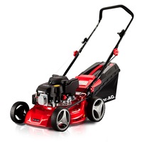 Baumr-AG Petrol Lawn Mower 139CC 17 Inch Push Lawnmower 17" 4-Stroke Engine Catch