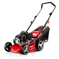 Baumr-AG Petrol Lawn Mower 139CC 17 Inch Push Lawnmower 17" 4-Stroke Engine Catch