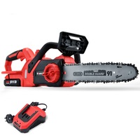 Baumr-AG 20V Cordless Chainsaw Electric Chain Saw Cutter Pruner Chargeable 10" Inch
