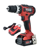 BAUMR-AG 20V Cordless Power Drill Kit Lithium Battery Hammer Drill Tool Kit with Bag