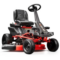 BAUMR-AG 30" Electric Ride On Mower 48V 50Ah Battery Brushless Lawnmower Garden Lawn