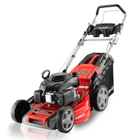 Baumr-AG Petrol Lawn Mower 220CC 20 Inch Self-Propelled Push Lawnmower 20" 4-Stroke Engine