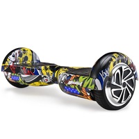 BULLET Gen III Hoverboard Scooter, Superior Self Balancing System, Dual Copper Motors, UL Certified, 6.5" Wheels, LED Lights, Carry Bag, Hiphop Design