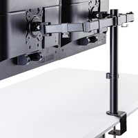 FORTIA Desk Monitor Stand 2 Arm - Dual Computer Holder Screen Riser Bracket