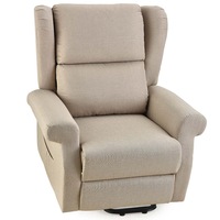 FORTIA Electric Lift Massage Chair Sofa Recliner Massager Heat Therapy, Beige