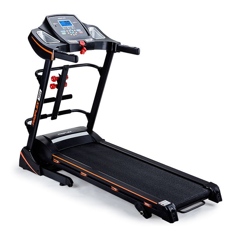 PROFLEX Electric Treadmill w/ Fitness Tracker Foldable Running Machine Home Gym Exercise Equipment Australia