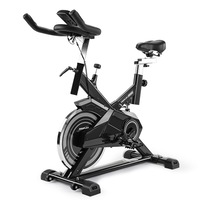 PROFLEX Commercial Spin Bike Flywheel Gym Exercise Home Workout - Grey