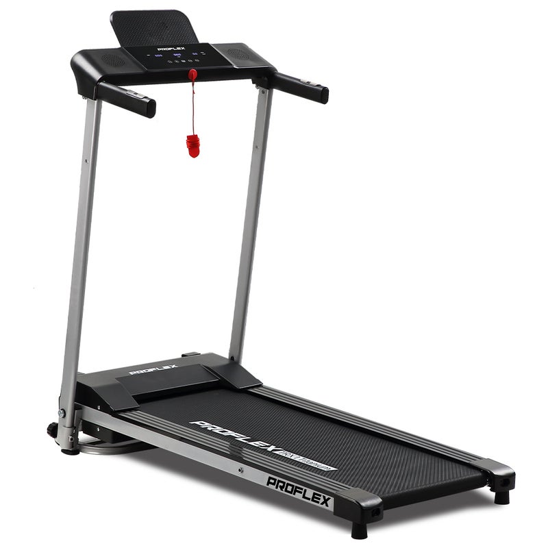 PROFLEX Electric Treadmill Folding Compact Small Walking Running Machine Home Gym, Bluetooth Speaker Australia