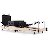 PROFLEX Wooden Pilates Reformer Machine, Stretch Bed with box and jump board accessories
