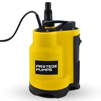 PROTEGE Tight Access Dirty Submersible Sump Water Pump, Integrated Float Switch