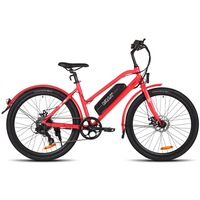 VALK Vista 36V 250W Ladies Step-Thru Electric Bike - Red
