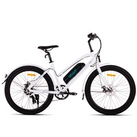VALK Ladies Step-Thru Shimano Electric Bike 36V 250W e-Bike eBike Bicycle White - Vista