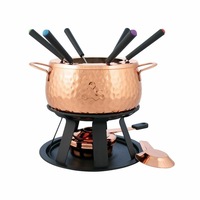 Swissmar Biel Copper 11 Piece Fondue Set 11pc
