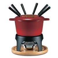 Swissmar Sierra 11pc Fondue Set 11 Piece - Cherry Red