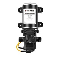 12V Caravan Water Pump 6L Diaphragm 65PSI With 2 Connectors To Replace HOTTAP