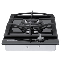 GASLAND chef 30cm Stainless Steel Gas Cooktop GH12BF Black Glass Cast Iron Hob Cooktops