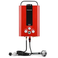 GASLAND Gas Water Heater 8L Outdoor Camping RV LPG Instant Hot Shower System - Red