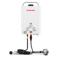 GASLAND Portable Gas Water Heater 8L/Min Caravan Instant Hot Shower