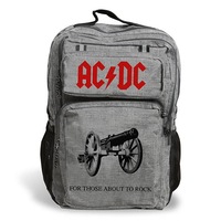 ACDC Backpack Bag For Those About To Rock design
