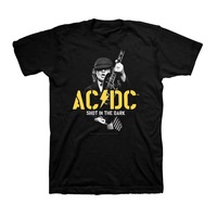 ACDC Power Up Angus Shot Dark Yellow Black Tee T-Shirt