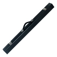 Black Pool Snooker Billiard Cue Case with Black felt