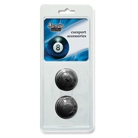 BLACK Pool Snooker Billiard Cue Table Chalk Holder Rubber Holder VALUE PACK OF 2