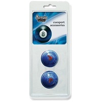 BLUE Pool Snooker Billiard Cue Table Chalk Holder Rubber Holder VALUE PACK OF 2