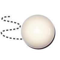 Crazy White Pool Snooker Billiard Ball 2 inch