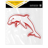 Dolphins NRL Logo Sticker Car School Books