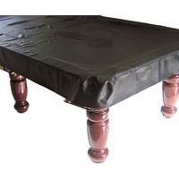 Fitted Heavy Duty Vinyl 7ft Pool Snooker Billiard Table Cover (Black)