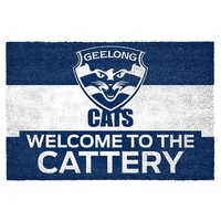 Geelong Cats AFL Doormat for Home Man Cave Bar BBQ