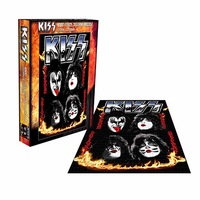 KISS Band Gene Simmons Faces 1000 Piece Jigsaw Puzzle Board Game