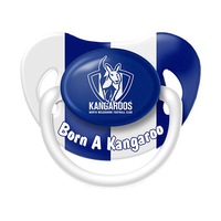 North Melbourne Kangaroos AFL TEAM Logo Infant Baby Dummy Pacifier Baby