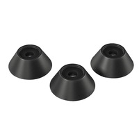 Pool Snooker Billiard Cue Stick Bumper Rubber Pack of 3 (Screw on type)