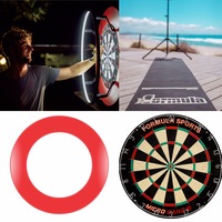 Formula Sports Portable Dart Board Camping Set includes Dart Board, Stand, Surround, Light and Mat