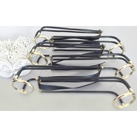 STANDARD Pool Snooker Billiard Table Brass Empire Rail And Net Pockets Set of 6