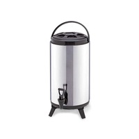 SOGA 12L Portable Insulate Cold/Heat Coffee Bubble Tea Pot Beer Barrel With Dispenser