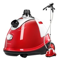 SOGA Garment Steamer Portable Cleaner Steam Iron Red