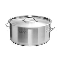 SOGA Stock Pot 113Lt Top Grade Thick Stainless Steel Stockpot 18/10