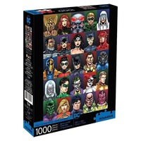 1000pc Aquarius 51x71cm DC Comics Faces Jigsaw Puzzle Fun Family Gaming 14y+
