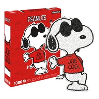 1000pc Aquarius Peanuts Joe Cool Shaped 47x71cm Jigsaw Puzzle Family Game 14y+