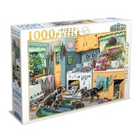 1000pc Tilbury Kids/Family Doggone Good Cupcakes 69x50cm Jigsaw Puzzle Toy 8y+