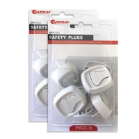 12pc Baby/Child Power Point Cover/Board/Safety Plugs/Protective/Outlet/NZ/AU