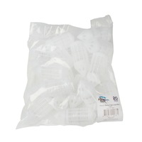 20pc Fishteck Plastic Berley Cage Fishing Dropper Sinker Fish Bait Large White