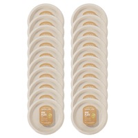 240pc Lemon & Lime Eco-Friendly/Biodegradable Disposable 18cm Side Plate Natural
