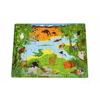 24pc Koala Dream Kids/Children's Australian Animal And Names Jigsaw Puzzle 18m+