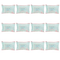 24x 20pc Cuddle Bug Comfort Cleansing Fragrance Free Baby Wipes 14cm Pink/Blue
