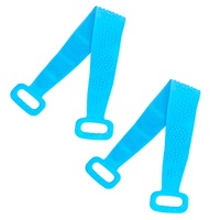 2PK Loraine 80cm Body/Back Dual Bath Shower Exfoliate Clean/Scrubber/Messager
