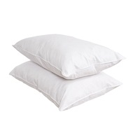 2PK Sheraton Luxury Pillow Goose Feather Breathable Cotton Japara Cover White